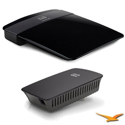 Cisco Linksys E1200 Wireless-N Router with RE1000 Range Extender