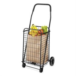 Whitmor Rolling Utility Cart Black