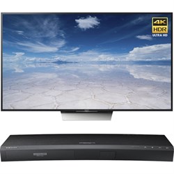 Sony 55-Inch Class 4K HDR Ultra HD TV - XBR-55X850D w/ Samsung Disc Player