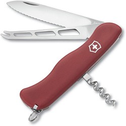 Victorinox Swiss Army Cheese Knife, 111mm, Red - 80833