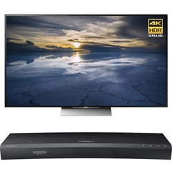 Sony 65-Inch Class 4K HDR Ultra HD TV - XBR-65X930D w/ Samsung Disc Player