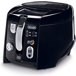 Delonghi D28313UXBK   Roto Deep Fryer, Black/Silver 044387283137 