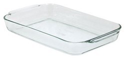 Pyrex Bakeware 4.8 Quart Oblong Baking Dish   Clear (071160010406 