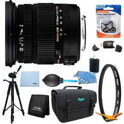 Sigma 17 50mm f/2.8 EX DC OS HSM FLD Standard Zoom Lens for Canon DSLR Lens Kit