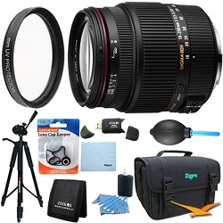 Sigma 18 200mm F3.5 6.3 II DC OS HSM Zoom Lens for Canon EOS DSLR Lens Kit Bundl