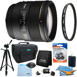 Sigma 85mm F1.4 EX DG HSM Lens for Canon EOS Lens Kit Bundle