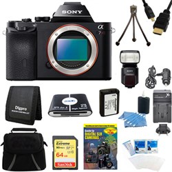 Sony Alpha 7R a7R Digital Camera , HVL F60M Flash Bundle