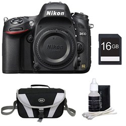 Nikon D610 FX format 24.3 MP 1080p video Digital SLR Camera Body Only Kit