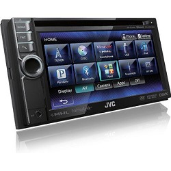 JVC Bluetooth Enabled In Dash Double DIN Audio Video Reciever Touch Screen KWNSX