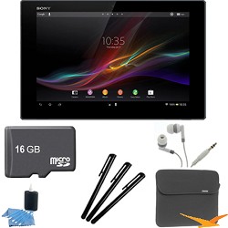 Sony Xperia Black 10.1 16GB Tablet Z 16GB Memory Card Bundle