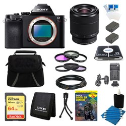 Sony A7R (Alpha 7R) Interchangeable Lens Camera Body 28 70mm Lens Bundle