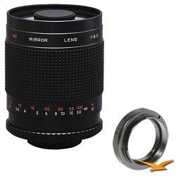 Rokinon 500M   500mm f/8.0 Mirror Lens for Sony Alpha / Minolta