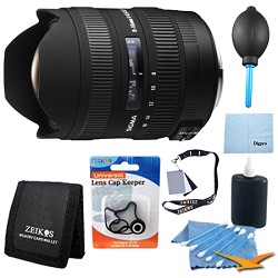 Sigma 8 16mm f/4.5 5.6 DC HSM FLD AF Zoom Lens for Canon DSLRs   Pro Lens Kit