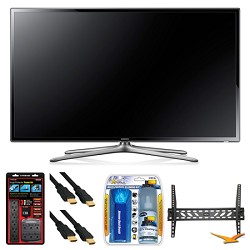 Samsung UN50F6300 50 120hz 1080p WiFi LED Slim Smart HDTV Wall Mount Bundle