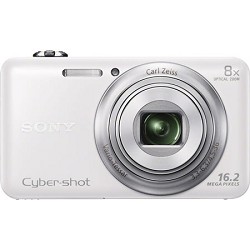 Sony DSC WX80 16 MP 2.7 Inch LCD Digital Camera   White