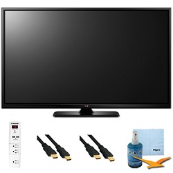 LG 60 Inch Plasma 1080p 600Hz Smart 3D HDTV Plus Hook Up Bundle (60PB6900)