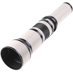 Samyang 650 1300mm F8.0 F16.0 Zoom Lens   White Body