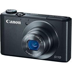 Canon PowerShot S110 Black Compact High Performance Digital Camera