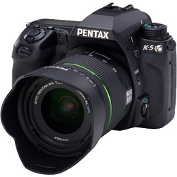 Pentax K 5 Weatherproof 16.3 MP Digital SLR Camera 18 55mm WR Kit w/ 1080p HD Vi