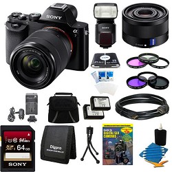 Sony Alpha 7K a7K Digital Camera, 35mm Full Frame Lens and HVL F60M Flash Bundle