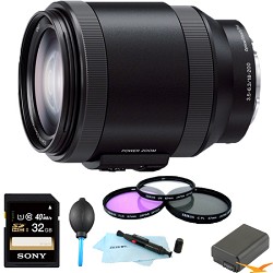 Sony Alpha E mount Power Zoom 18 200mm F3.5 6.3 OSS Essentials Bundle