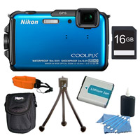 16MP Water/Shock/Freezeproof Digital Camera Plus 16GB Kit